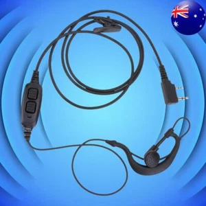 2 Pin Dual PTT Earpiece Headset Mic for UV-82 UV-8D Walkie Talkies - Zdjęcie 1 z 5