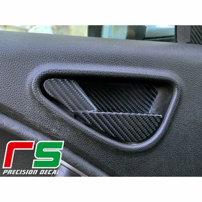 Alfa Romeo Mito adesivi sticker decal leve maniglia interna tuning carbon look