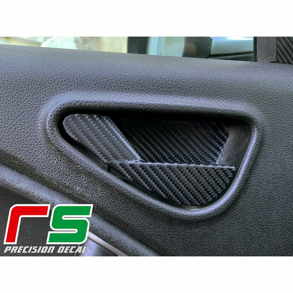 Alfa Romeo Mito adesivi sticker decal leve maniglia interna tuning carbon look