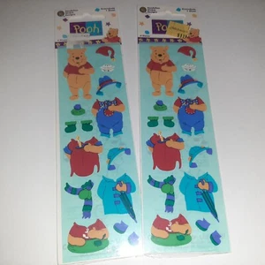 Pegatinas Sandylion de colección Winnie the Pooh muñeca de papel de vestir x2 NUEVO Disney - Imagen 1 de 4
