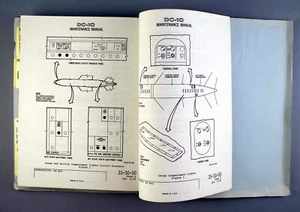 DOUGLAS DC-10 VINTAGE 1978 AIRLINE MAINTENANCE MANUAL CHAPTERS 30 - 33 - Picture 1 of 10