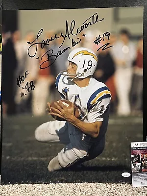 LANCE ALWORTH Signed Autographed Auto 16x20 Photo Picture San Diego Chargers JSA - Image 1 of 3