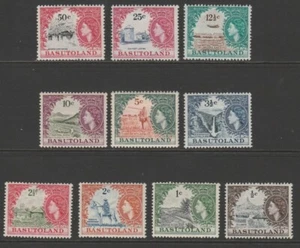 Basutoland MINT EII 1961-63 short set to 50c sg69- 78 - Picture 1 of 2