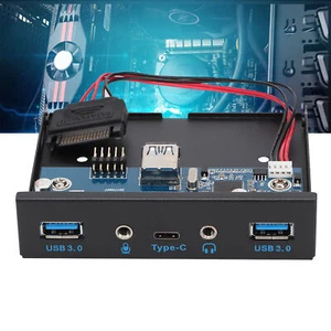 3.5'' USB3.1 Type-C/2-Port USB3.0 Audio Front Panel Floppy Drive 5Gbps 4071-3008 - Picture 1 of 12