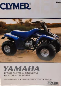 NEW Yamaha YFM80 80 Badger Moto-4 Raptor Repair Manual! - Picture 1 of 1