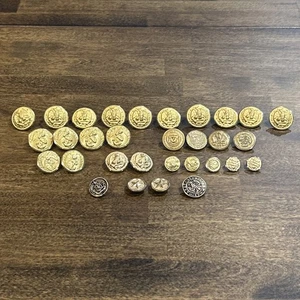 US Navy Conn Waterbury Button Co Brass Button Lot. Vintage Military Collectibles - Picture 1 of 5