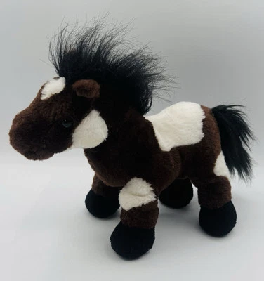 Webkinz Ganz Plush HM147 Pinto Brown White Horse No Code Stuffed Animal  2008 - Image 1 of 4