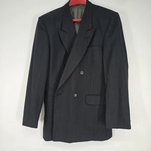 Stafford Dbl Brst Multicolor Pinstripe 32 Inch Long 40 Inch Chest American Made - Picture 1 of 7