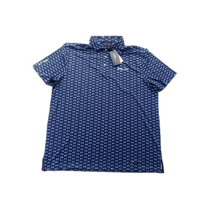 Camisa POLO suave absorbente de humedad azul marino para hombre RLX GOLF talla XXL 2XL NUEVA CON ETIQUETAS Vespar  - Imagen 1 de 9