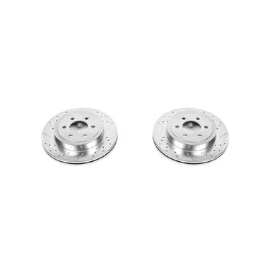 Power Stop AR8760XPR Drilled & Slotted Front Rotor Set for 03-04 Dodge Dakota Foto 1 de 4