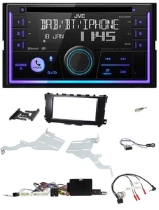 JVC Lenkrad USB 2DIN DAB Bluetooth CD Autoradio für Nissan Altima 13-18 Display - Bild 1 von 11