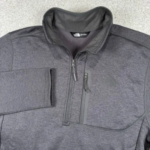 The North Face Jacke Herren Large grau Canyonlands 1/4 Zip Fleece gefüttert Pullover - Bild 1 von 5