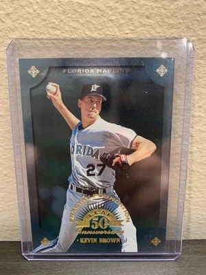 1998 Leaf Fractal Foundations /3999 Kevin Brown #39 Florida Marlins - Изображение 1 из 2