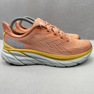 Damenschuhe Größe 8,5 (B) Hoka One One Clifton 8 sonnengebackene Laufschuhe Turnschuhe - Bild 1 von 8