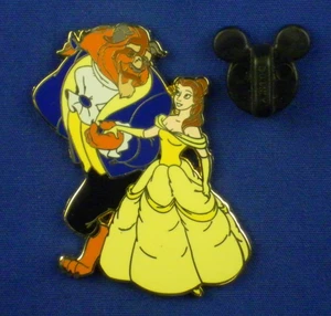 Belle & Beast Walking in Dress Kleidung Die Schöne und das Biest Disney Pin # 66102 - Bild 1 von 4