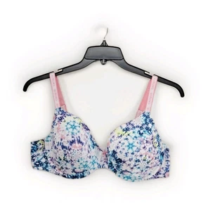 Cacique Bra Lightly Lined T-Shirt Tie Dye Kaleidoscope Print Lane Bryant 42C - Picture 1 of 24