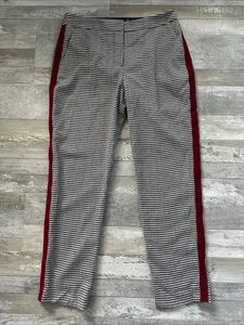 EUC GR. 8R BODEN BRITISCHE TWEED HOSE ROT SAMTHOSE Y2K WOLLE BOHO AKADEMIE - Bild 1 von 12