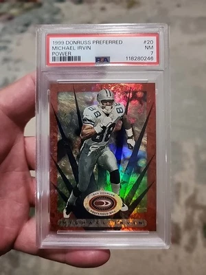 1999 Donruss Preferred Power - Michael Irvin #20 🔥pop 1🔥 #166/500 - Image 1 of 2