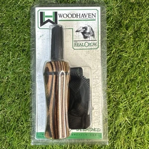 Woodhaven The Real Crow Locator Call Wood Crow Call With Lanyard NEW - Picture 1 of 5