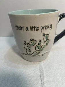 Cracker Barrel Feeling A Little Prickly Cactus Coffee Mug 2125 - Picture 1 of 7