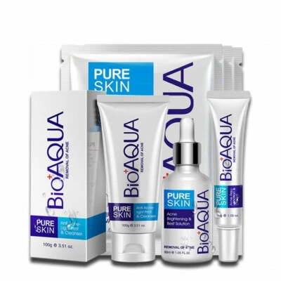 BIOAQUA Face Acne Treatment Anti-Acne Scar Removal Spots Oil Cream Blemish Marks - Image 1 of 4