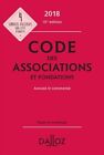 Code Des Associations Et Fondations 2018 Annote Et Commente   10E Ed