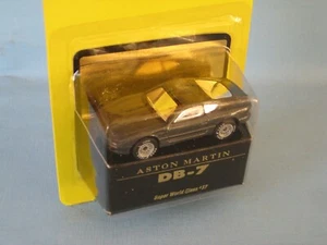 Matchbox World Class 37 Aston Martin DB-7 grau englischer Sportwagen 007 Platte A - Bild 1 von 3