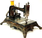 Antigua y gran  maquina de coser BRUNONIA antique sewing machine 1881