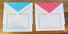 CREATIVE PAPERS C.R. Gibson THANK YOU Card Sets of 10 PINK or BLUE Open Box
