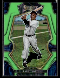Larry Doby #'d /75 - 2023 Panini Select Neon Green Prizm SP #105 HOF - Picture 1 of 2