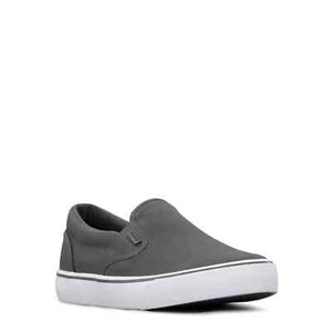 LUGZ - VERSCHIEDENE GRÖßEN - graue Sammy Canvas Slipper Sneaker mit Memory Foam - NEU! - Bild 1 von 5