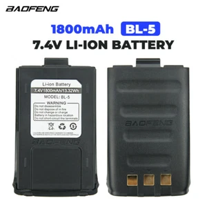 Oryginalny zapasowy Baofeng 1800mAh 7,4V litowo-jonowy dodatkowy do akumulatora GT-3 GT-3TP DMR UK - Zdjęcie 1 z 12