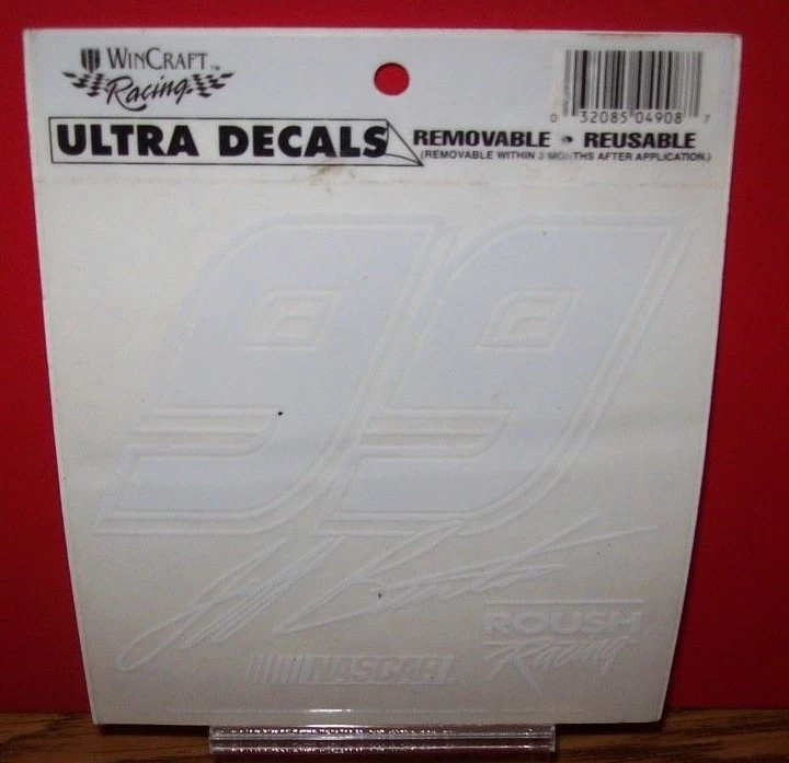 JEFF BURTON #99 FIRMA BLANCA 5X5 WINCRAFT ULTRA CALCOMANÍA Foto 1 de 1