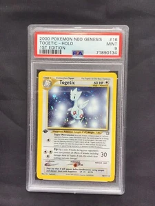 Pokemon Cards: 1st Edition Neo Genesis Rare Holo: Togetic 16/111: PSA 9 - Picture 1 of 6