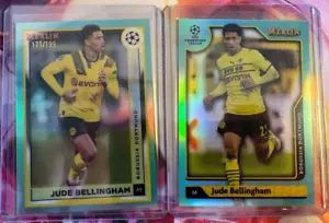 2022-23 Topps Merlin Chrome Jude Bellingham Aqua Refractor /199 Dortmund Lot - Picture 1 of 2