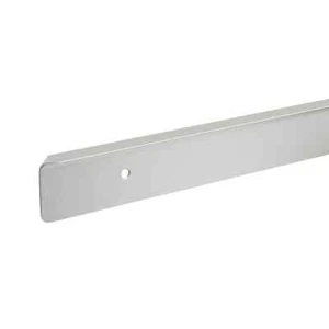 UNIKA 30mm Aluminium Kitchen Worktop 630mm Silver 6mm Radius Corner Joint - Picture 1 of 2