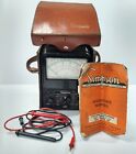 Vintage Simpson 260 Series 4 Multimeter with case, probes / leads, manual