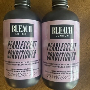 2X Bleach London Pearlescent Conditioner Toning Iridescent Hue, Bleached Blonde - Picture 1 of 2