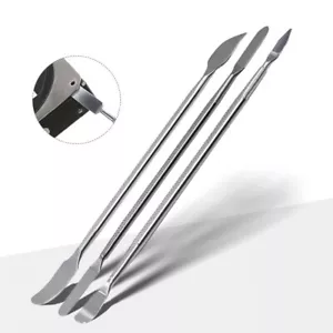 3PC Repair Tool Metal Pry Bar Opening Spudger For Cellphone iPad Tablets PDA GPS - Picture 1 of 12