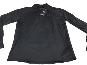 Camisa Under Armour Hombre ISO Chill Up Pace 1/4 Cremallera Grande Manga Larga Agujeros para Pulgar - Imagen 1 de 11