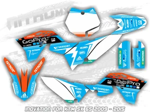 NitroMX Graphic Kit for KTM SX 65 SX65 2009 2010 2011 2012 2013 2014 2015 Decals - Picture 1 of 1