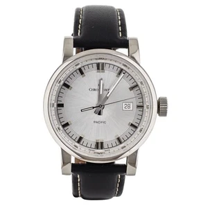 Chronoswiss Pacific Date Silver Dial Stainless Steel 42mm CH-2882-858 Full Set - Picture 1 of 6