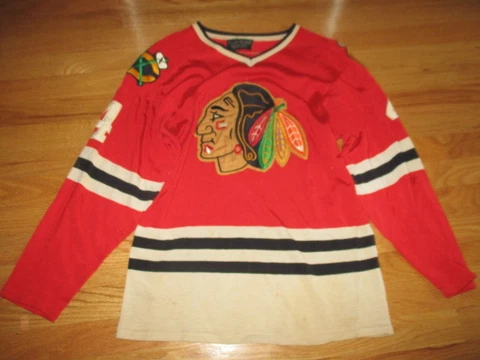 70s DOUG LAURIE Store Model BOBBY ORR No. 4 CHICAGO BLACKHAWKS (MED) Jersey Cover