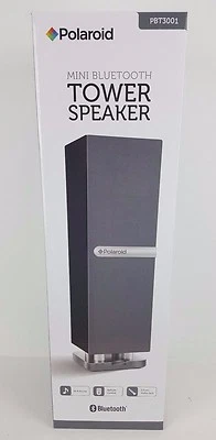Polaroid PBT3001RC-BGL Mini Bluetooth Tower Speaker Remote Rechargeable Gray - Image 1 of 4