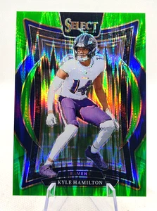 2024 Select - Kyle Hamilton Concourse Green Hyper #'D 100/599 #78 Ravens - Picture 1 of 3