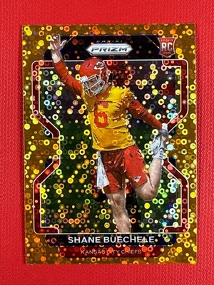 2021 Panini Prizm Rookie Shane Buechele #396 Orange Disco Prizm (RC) - Image 1 of 2