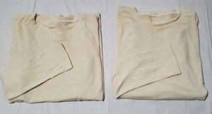 LOT of 2 Women Top Beige Long Sleeve New - Picture 1 of 5
