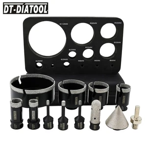 12pcs Diamond Drilling Bits Hole Saw Chamfer Milling Bit for Tile Marble Granite - Picture 1 of 6