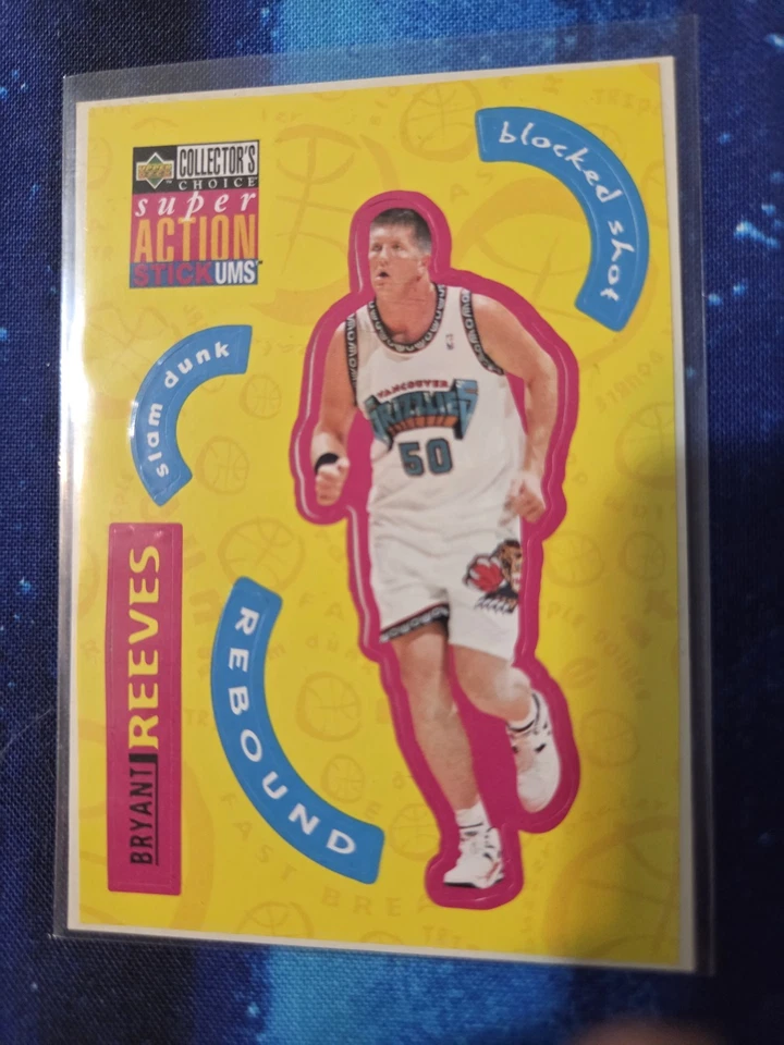 Bryant Reeves Big Country 1996 Upper Deck CC Super Action Stick Ums  Foto 1 de 1
