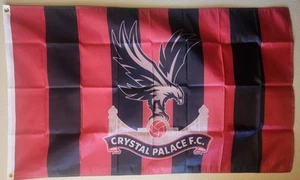 Crystal Palace Black Flag Banner 3x5 ft Soccer Football Futbol - Picture 1 of 2